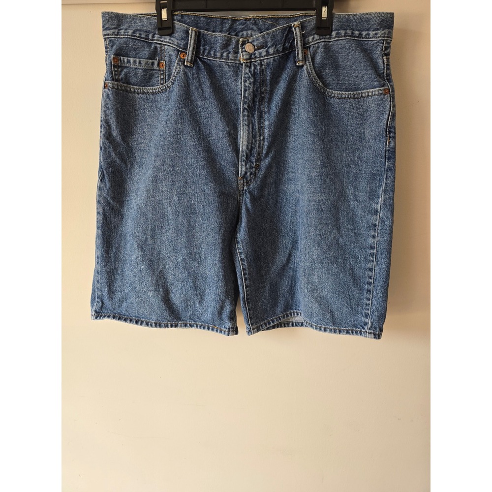Levi's 550 Relaxed Fit Denim Shorts Mens 40 Medium Wash Blue Jean Shorts